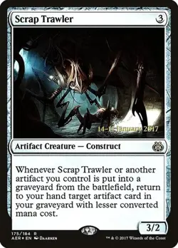 Scrap Trawler - Foil Prerelease Promo Aether Revolt NM MTG - Image 1