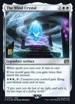 The Wind Crystal - Foil Prerelease Promo FIN NM MTG - Image 1