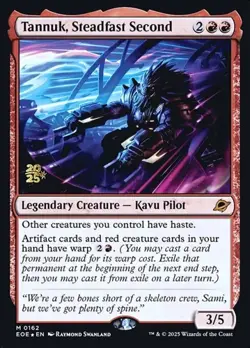 Tannuk, Steadfast Second - Foil Prerelease Promo EOE NM MTG - Image 1