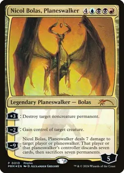 Nicol Bolas, Planeswalker - Foil Promo PMEI NM MTG - Image 1