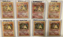 🔥Every Language Of Charizard Base Set 1999 Pokemon 4/102 Holo Card Holy Grail🔥 - Image 1