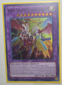 Armed Dragon Catapult Cannon LED2-EN021 (Super Rare) Yugioh! Trading Card - Image 1