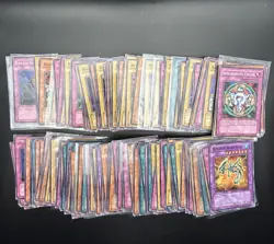 2004 Vintage YuGiOh Dark Beginnings 1 (DB1) 160+ Card Lot Commons - Image 1
