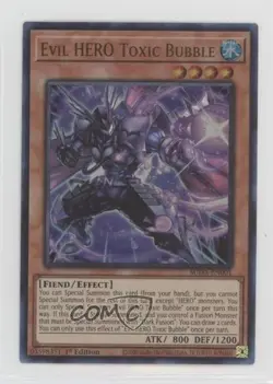 Evil HERO Toxic Bubble Ultra Rare 1st Ed. YuGiOh Supreme Darkness 1e8j - Image 1