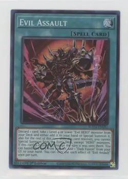 Super Rare - Evil Assault 1st Ed. YuGiOh Supreme Darkness #SUDA-EN052 7ba - Image 1