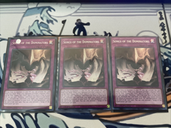 Yugioh Songs of the Dominators x3 Secret Rare ALIN-EN078 Near Mint - Image 1