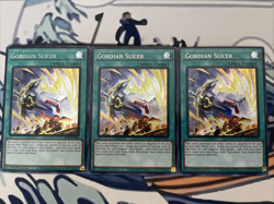 Yugioh Gordian Slicer x3 Secret Rare ALIN-EN066 Near Mint - Image 1