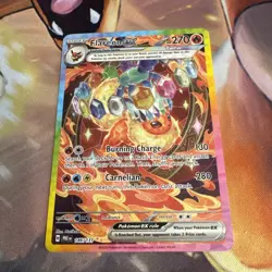 Pokemon TCG Prismatic Evolutions Flareon EX Special Illustration Card 146/131 NM - Image 1