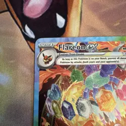 Pokemon TCG Prismatic Evolutions Flareon EX Special Illustration Card 146/131 NM - Image 3
