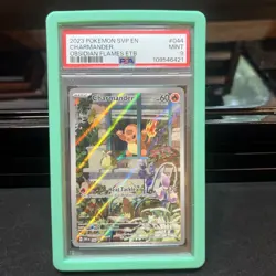 2023 Obsidian Flames Charmander Promo Card #44 PSA 9 W/bumper Guard - Image 1