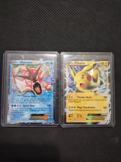 Gyarados EX XY106 XY Holo & Pikachu EX Xy174 Near mint Cards - Image 1