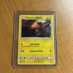 Pokemon TCG Detective Pikachu SM190 Promo Holo Card NM Condition - Image 1
