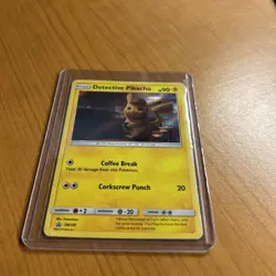 Pokemon TCG Detective Pikachu SM190 Promo Holo Card NM Condition - Image 3
