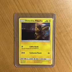 Pokemon TCG Detective Pikachu SM190 Promo Holo Card NM Condition - Image 4