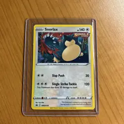 Snorlax SWSH119 Black Star Promo 2021 Rare Cosmos Holo Rare Pokemon TCG Card NM - Image 1