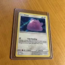 Pokemon TCG Ditto Detective Pikachu Holo Rare Card 17/18 - Image 2
