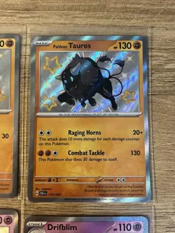 Pokemon Paldean Fates Baby Shiny Lot of 6 Cards Lechonk Mankey Drifblim Tauros + - Image 4