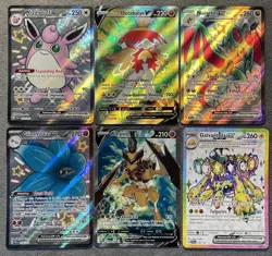 Full Art Textured Pokemon Cards Lot Shiny, Christopher , EX Galvantula Noivern + - Image 1