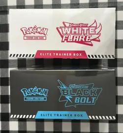 Pokemon Black Bolt and White Flare ETB Combo -IN HAND - Image 5