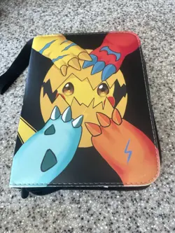 Pokemon Binder Cards Inside (Big Card Included) 200+ cards - Image 2