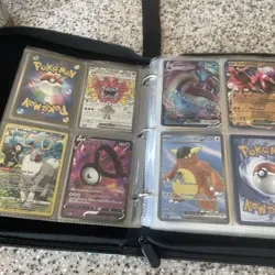 Pokemon Binder Cards Inside (Big Card Included) 200+ cards - Image 5