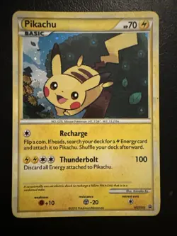Pokemon TCG Pikachu HGSS03 Black Star Promos Holo Card Near Mint Condition - Image 1