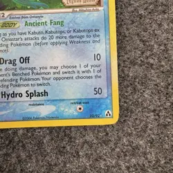 Omastar 23/92 Legend Maker Reverse Holo Pokemon Card Stamped - Image 4