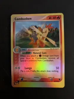 Pokemon TCG Combusken EX Ruby & Sapphire Reverse Holo Uncommon Card 28/109 - Image 1