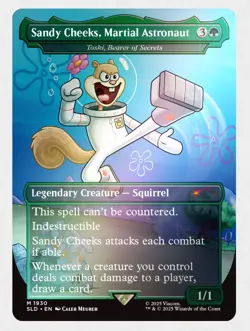 Sandy Cheeks, Martial Astronaut (Rainbow Foil) Free Shipping - Image 1