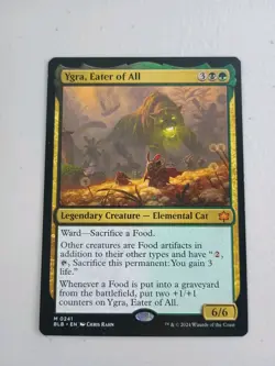 MTG Ygra, Eater of All Bloomburrow Magic Cat Legend NM - Image 1