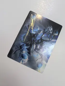 MTG - Mm'menon, the Right Hand (Gold-Stamped Signature)- Art Series: EOE NM/M - Image 2