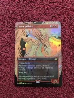 MTG Nova Hellkite 0309 (Borderless) Edge of Eternities Foil - Image 1