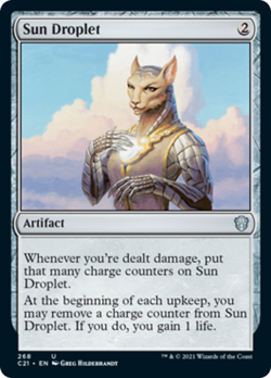 SUN DROPLET ~mtg NM-M Commander 202Unc x1 - Image 1