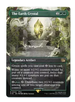 Magic: The Gathering Final Fantasy Borderless The Earth Crystal #342 - Image 1