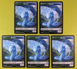 5 Fractal Token Strixhaven: School of Mages Magic the Gathering MTG 5 - Image 1
