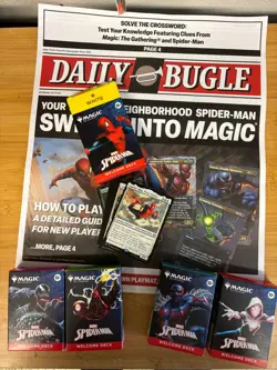 🕷 Magic: The Gathering Spider-Man Welcome Decks - Set of 5 (One Deck is Open) - Image 1