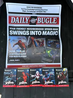 🕷 Magic: The Gathering Spider-Man Welcome Decks - Set of 5 (One Deck is Open) - Image 2