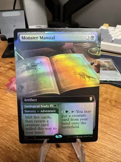 Monster Manual (Extended Art) Commander Legends: Battle for Baldur's Gate Foil - Image 1