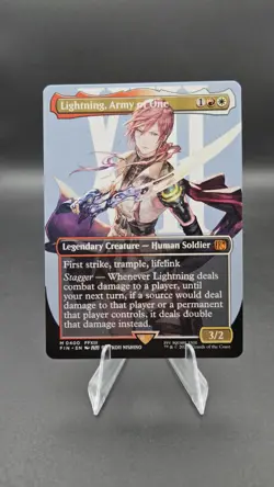 Lightning, Army of One (Borderless) (0400) Final Fantasy Regular - Image 1