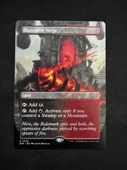Blazemire Verge (Borderless) Duskmourn: House of Horror Regular - Image 1