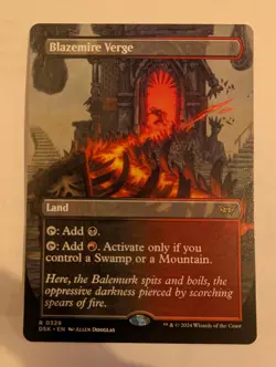 Blazemire Verge (Borderless) Duskmourn: House of Horror Regular - Image 1