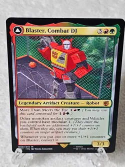 MTG Blaster, Combat DJ Universes Beyond Transformers #8 Magic Mythic NM - Image 1