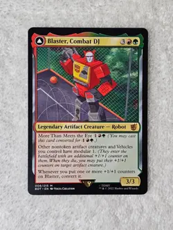 MTG Blaster, Combat DJ Universes Beyond Transformers #8 Magic Mythic NM - Image 2
