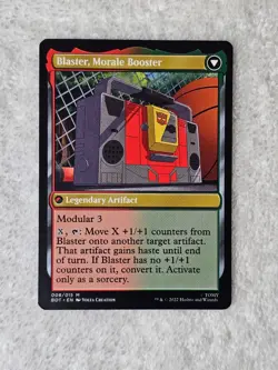 MTG Blaster, Combat DJ Universes Beyond Transformers #8 Magic Mythic NM - Image 3