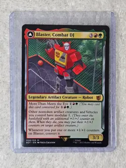 MTG Blaster, Combat DJ Universes Beyond Transformers #8 Magic Mythic NM - Image 4