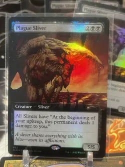MTG | Plague Sliver (Extended Art) [Secret Lair] ✨FOIL✨ - Image 1