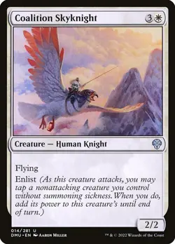 1x Coalition Skyknight - Foil NM Eng MTG - Dominaria United - Image 1