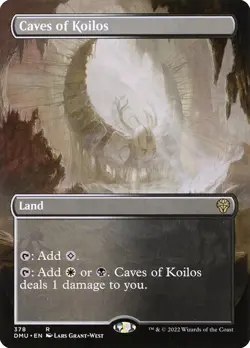 1x Caves of Koilos - Extended Art NM Eng MTG - Dominaria United - Image 1
