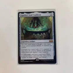 Agatha's Soul Cauldron Wilds of Eldraine Regular Card, Near Mint Condition - Image 1