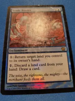 Trade Routes 8th Edition Foil Magic MTG HP - Image 2